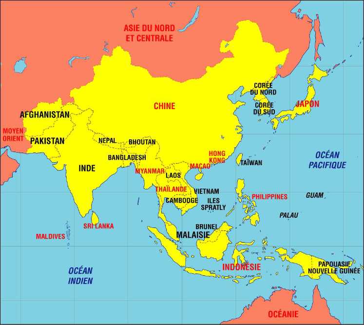 carte sud est asie CARTE ASIE DU SUD EST | CHEF GLOBE TROTTER